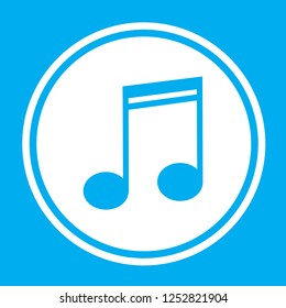An Illustrated Icon Isolated on a Background - Semi Quavers