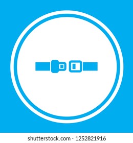 An Illustrated Icon Isolated on a Background - Seatbelt Light-30