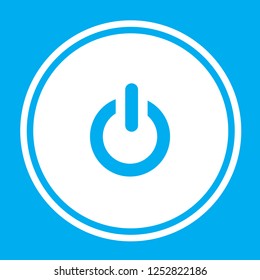 An Illustrated Icon Isolated on a Background - Power