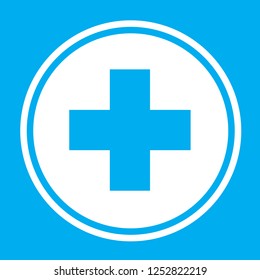 An Illustrated Icon Isolated on a Background - Plus