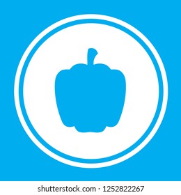 An Illustrated Icon Isolated on a Background - Pepper