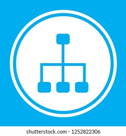 An Illustrated Icon Isolated on a Background - Network