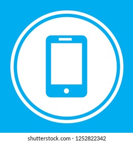 An Illustrated Icon Isolated on a Background - Mobile