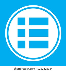 An Illustrated Icon Isolated on a Background - Menu with Icons