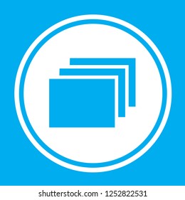 An Illustrated Icon Isolated on a Background - Layers Filled