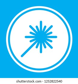 An Illustrated Icon Isolated on a Background - Laser Equipment