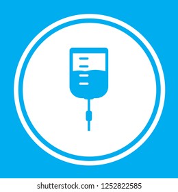An Illustrated Icon Isolated on a Background - IV Intravenous Drip