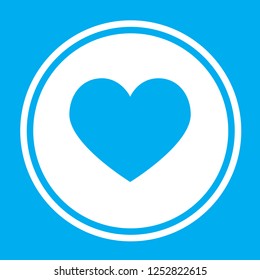 An Illustrated Icon Isolated on a Background - Heart