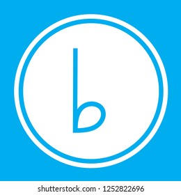 An Illustrated Icon Isolated on a Background - Flat