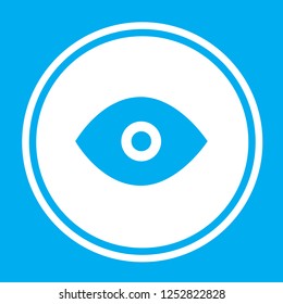 An Illustrated Icon Isolated on a Background - Eye