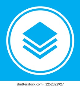 An Illustrated Icon Isolated on a Background - Diamond Layers