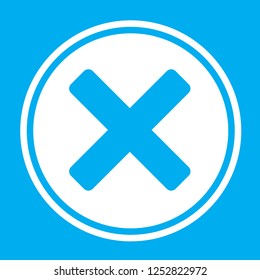 An Illustrated Icon Isolated on a Background - Cross