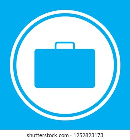 An Illustrated Icon Isolated on a Background - Briefcase