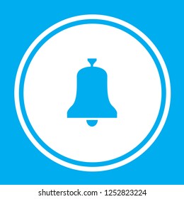 An Illustrated Icon Isolated on a Background - Bell
