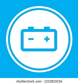 An Illustrated Icon Isolated on a Background - Battery Alert