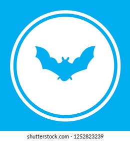 An Illustrated Icon Isolated on a Background - Bat