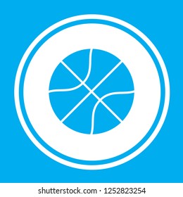 An Illustrated Icon Isolated on a Background - Basketball