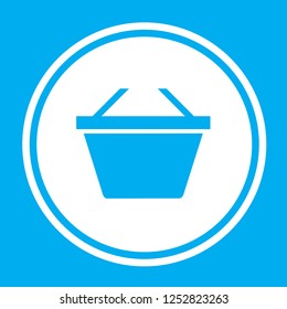 An Illustrated Icon Isolated on a Background - Basket