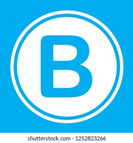 An Illustrated Icon Isolated on a Background - B