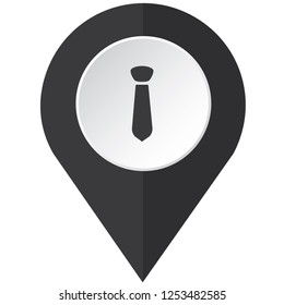 An Illustrated Icon Isolated on a Background - Tie