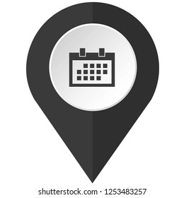 An Illustrated Icon Isolated on a Background - Square Calendar