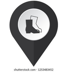 An Illustrated Icon Isolated on a Background - Safety Boots