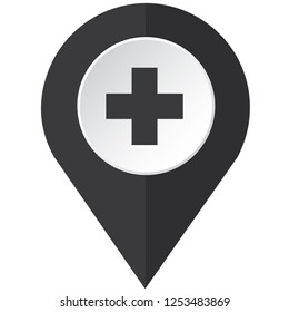 An Illustrated Icon Isolated on a Background - Plus