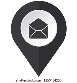 An Illustrated Icon Isolated on a Background - Mail Read