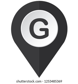 An Illustrated Icon Isolated on a Background - G