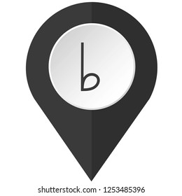 An Illustrated Icon Isolated on a Background - Flat