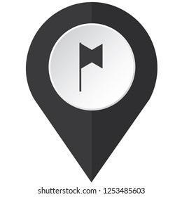 An Illustrated Icon Isolated on a Background - Cross Flag