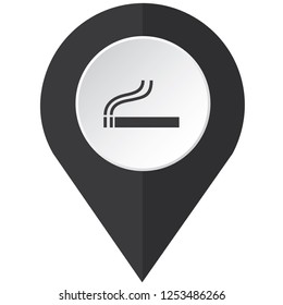 An Illustrated Icon Isolated on a Background - Cigarette