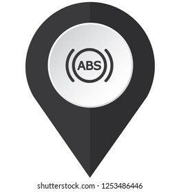An Illustrated Icon Isolated on a Background - ABS Light