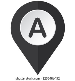 An Illustrated Icon Isolated on a Background - A