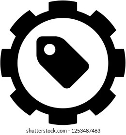 An Illustrated Icon Isolated on a Background - Tag