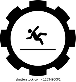 An Illustrated Icon Isolated on a Background - Slippy Surface