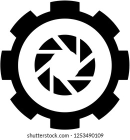 An Illustrated Icon Isolated on a Background - Shutter