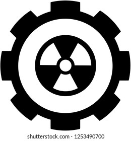 An Illustrated Icon Isolated on a Background - Radio Active