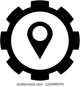 An Illustrated Icon Isolated on a Background - Pointer