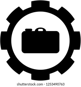 An Illustrated Icon Isolated on a Background - Point and Shoot Camera