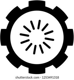 An Illustrated Icon Isolated on a Background - Line Loading
