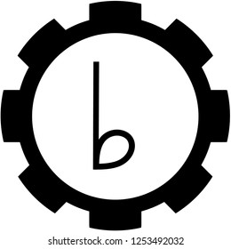 An Illustrated Icon Isolated on a Background - Flat