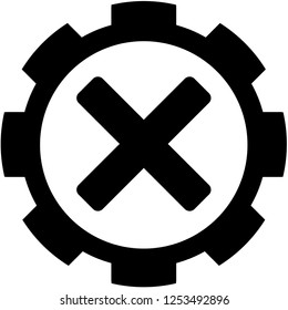 An Illustrated Icon Isolated on a Background - Cross