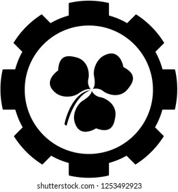 An Illustrated Icon Isolated on a Background - Clover