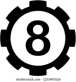 An Illustrated Icon Isolated on a Background - 8