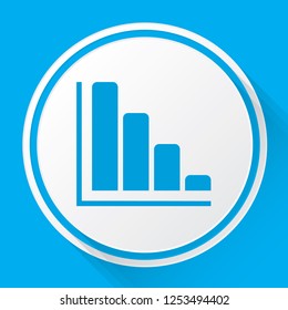 An Illustrated Icon Isolated on a Background - Vertical Chart