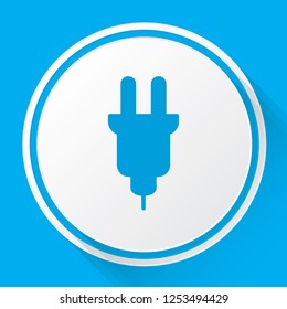 An Illustrated Icon Isolated on a Background - Universal Plug