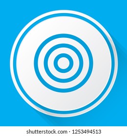 An Illustrated Icon Isolated on a Background - Target