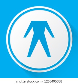 An Illustrated Icon Isolated on a Background - Safety Suit