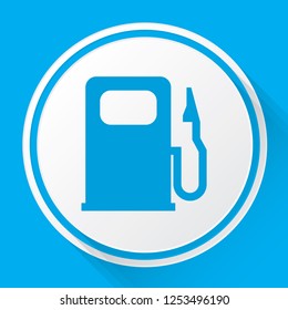 An Illustrated Icon Isolated on a Background - Petrol Pump Light